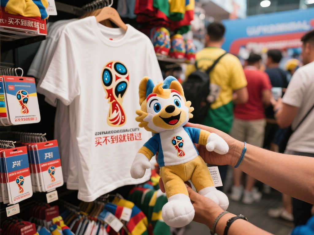 世界杯官方周边商品限量发售，球迷疯狂抢购